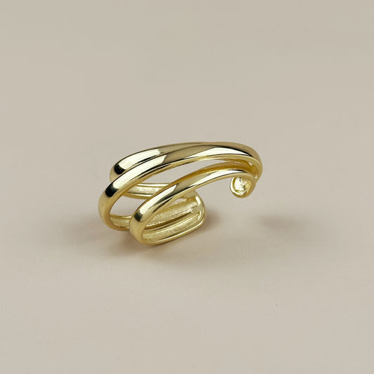 Ear Cuff for Women - Three Line Dainty No Piercing Earring