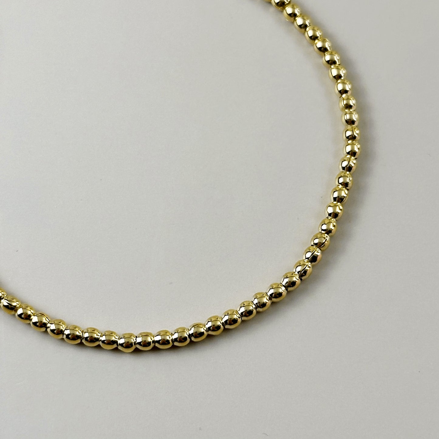Beaded Bracelet for Women - 2.5mm Ball Bead Chain Bracelet