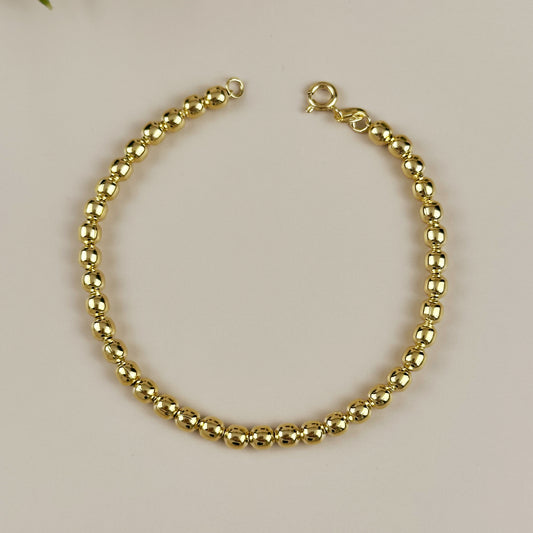 Golden Beaded Bracelet - Effortless Elegance for Every Day