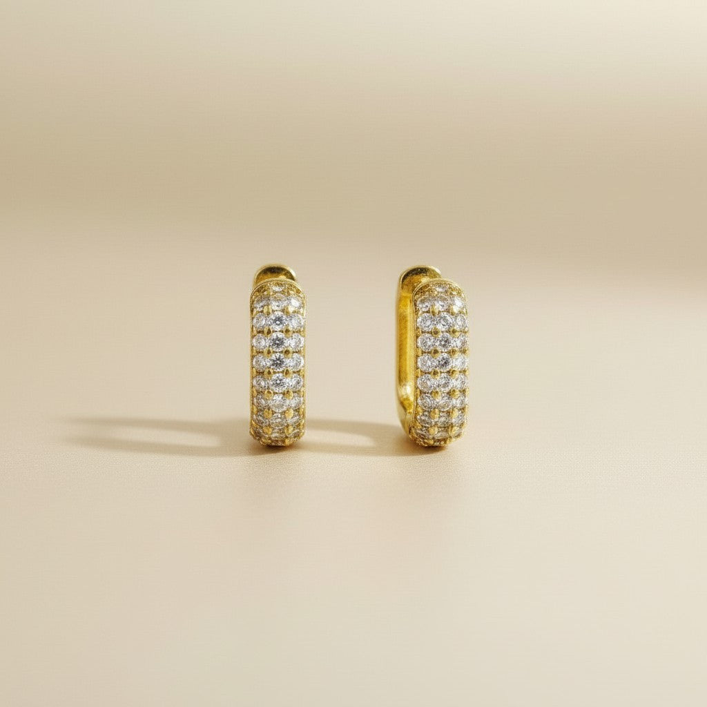 CZ Hoops Earrings for Women | Premium Cubic Zirconia Earrings