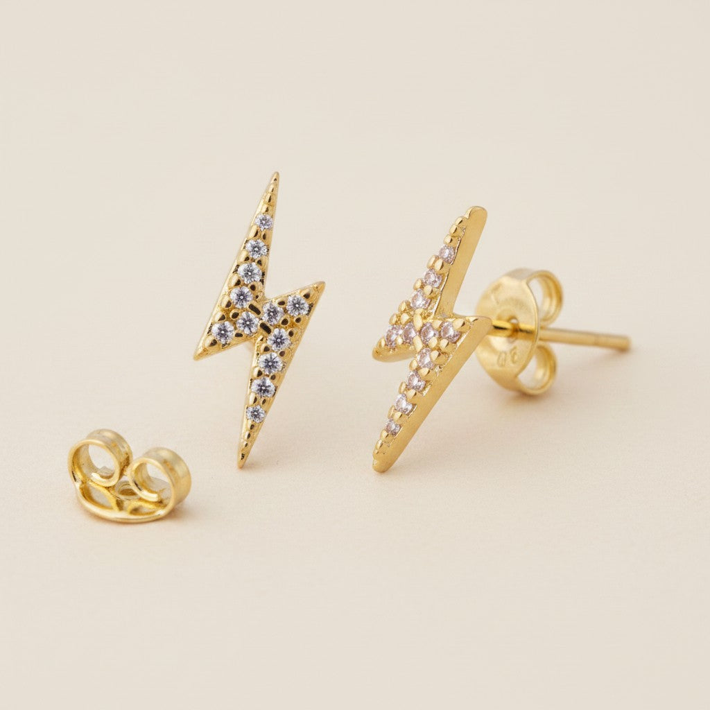 Mini Lightning Bolt Stackable Earrings