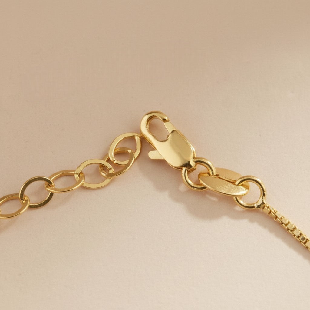 Box Chain Bracelet - Delicate 1mm Minimalist Jewelry for Women