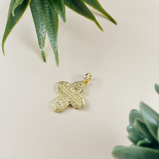 Stunning Double-Sided Catholic Cross Pendant