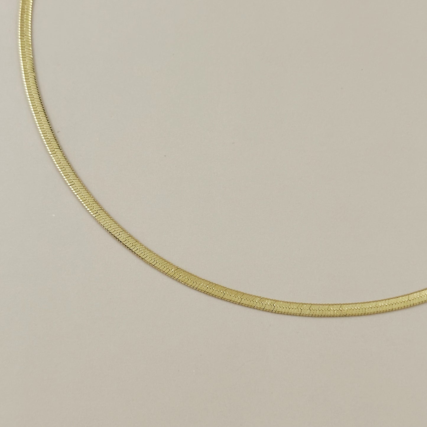 Herringbone Chain Necklace for Women - 2mm Thick Statement Chain | Luxury Brazilian Jewelry Set