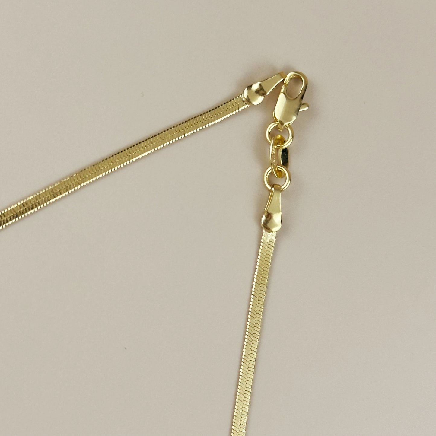 Herringbone Chain Necklace for Women - 2mm Thick Statement Chain | Luxury Brazilian Jewelry Set