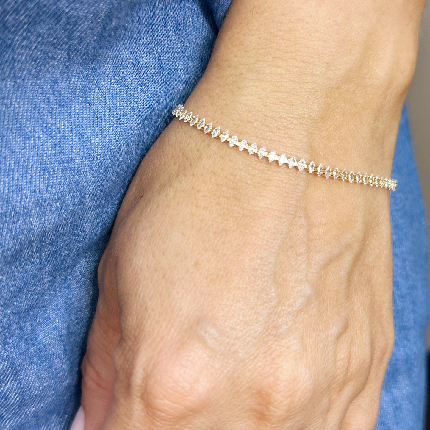 Marquise Tennis Bracelet - Dazzling Elegance That Commands Attention