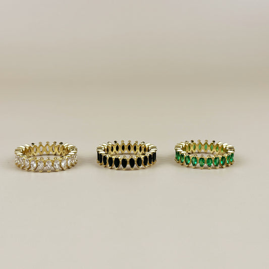 Marquise Eternity Band Ring for Women - CZ Wedding Band