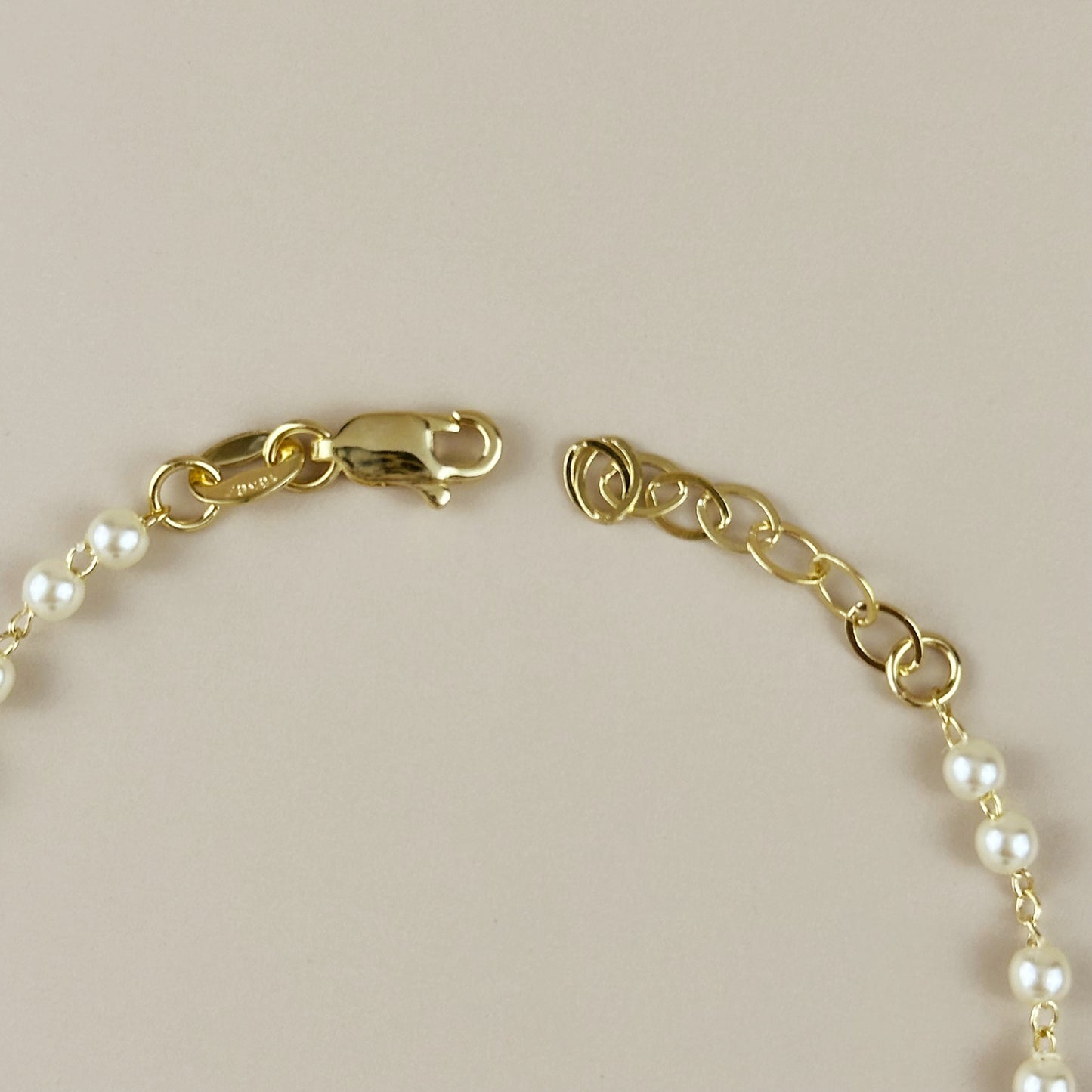 Pearl Bracelet - Elegant 3mm Simulated Pearl Beads for Women