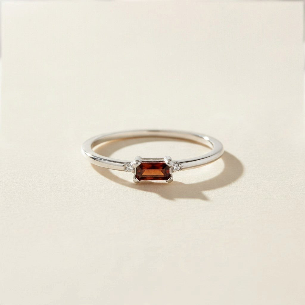 🌈 .925 Silver Filled Birthstone Ring — Your Month on Your Finger. Every Day.