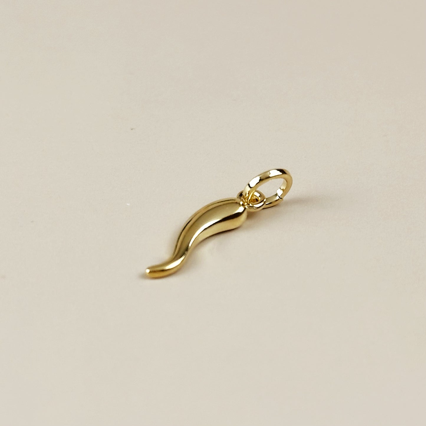 Italian Horn Pendant - Cornicello Charm Necklace