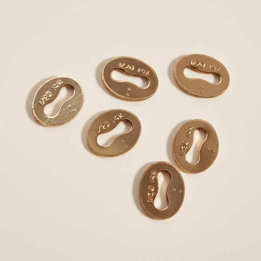 14k Gold Filled Italian Quality Tag | DIY Jewelry Finishing Detail