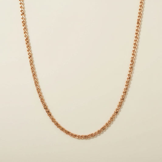 18k Gold Filled Cuban Chain Necklace | Fine Quality Essential