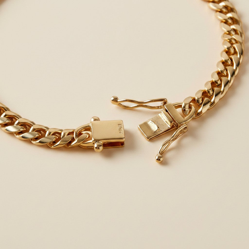 18k Gold Filled 7mm Chunky Cuban Necklace | Bold, Secure, Built to Last