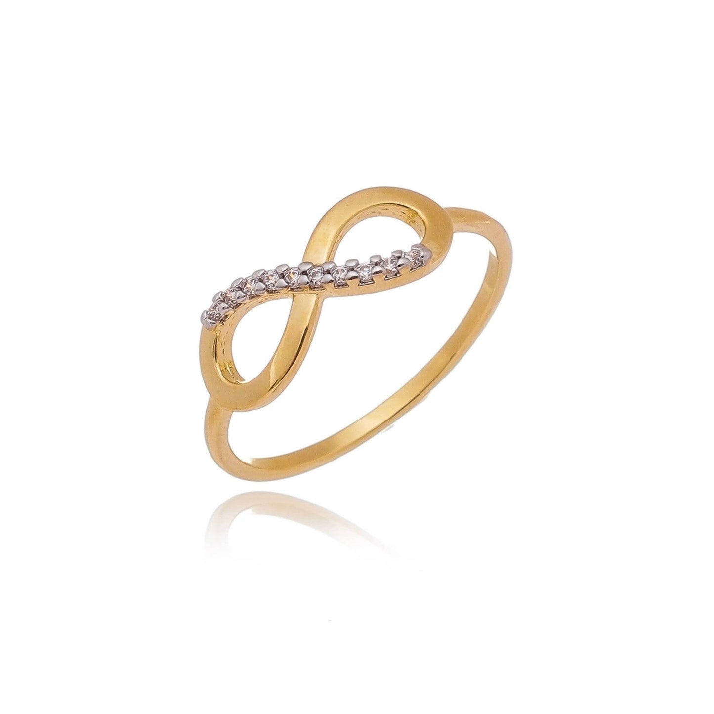 GoldFi 18k Gold Filled Infinity Dainty Ring