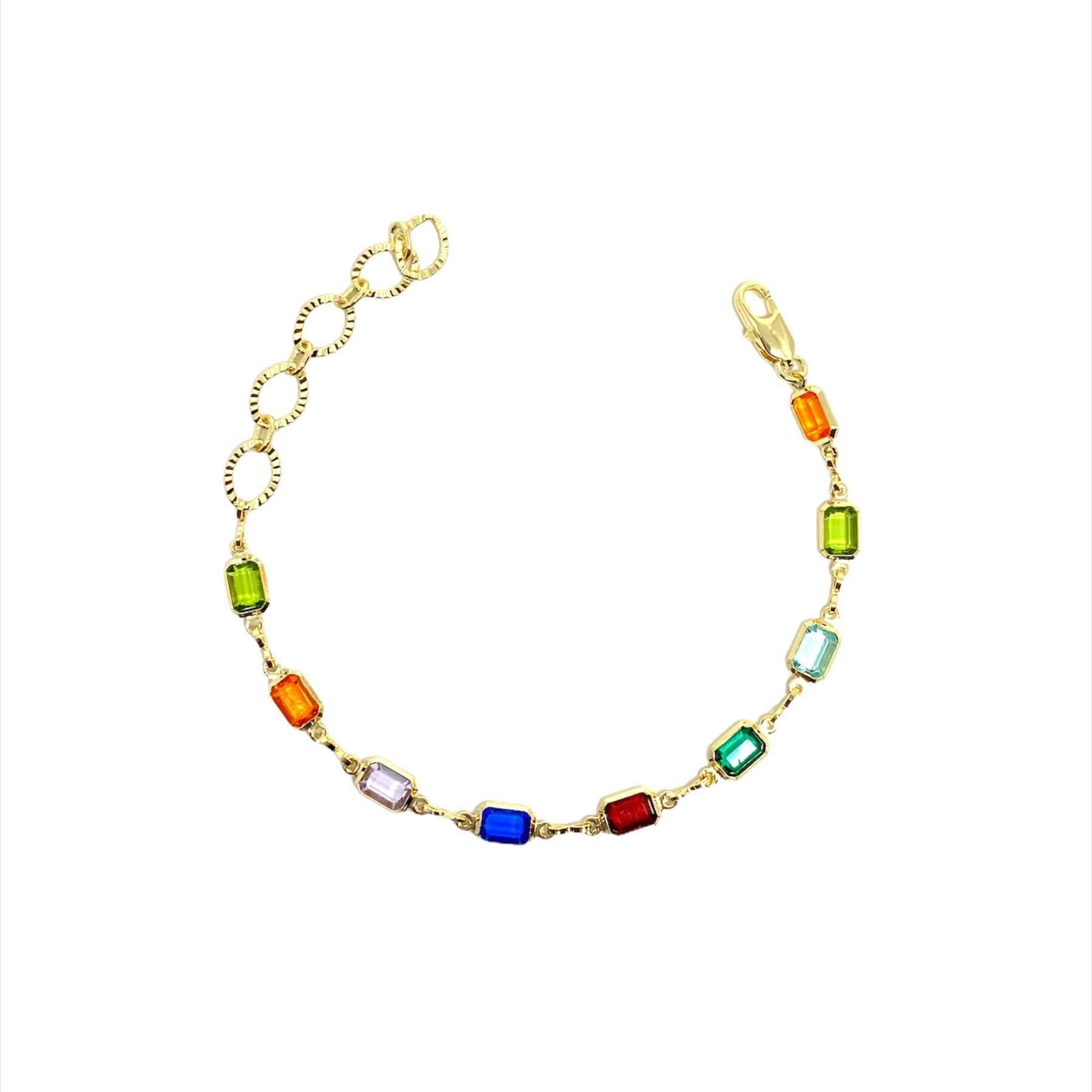 GoldFi 18k Gold Filled Multicolor Bracelet