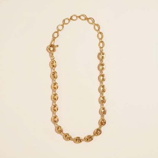 18k Gold Filled Puffy Mariner Choker | Our Best Seller