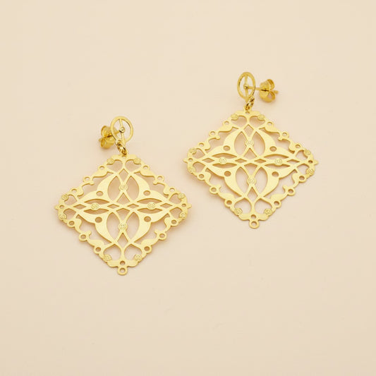 Lorena Square Earrings