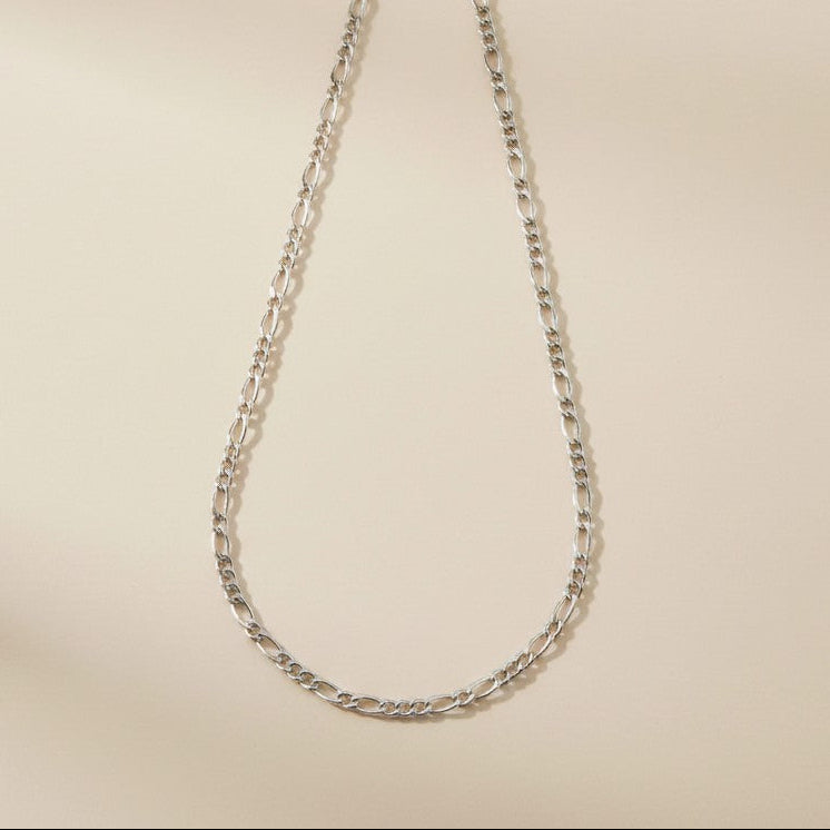 ⛓️ Sterling Silver 5.2mm Figaro Chain — The Figaro That Works Every Day. And Every Night.