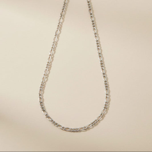 ⛓️ Sterling Silver 5.2mm Figaro Chain — The Figaro That Works Every Day. And Every Night.