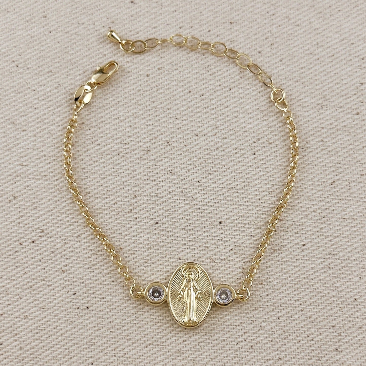 18k Gold Filled Lady Of Grace Bracelet