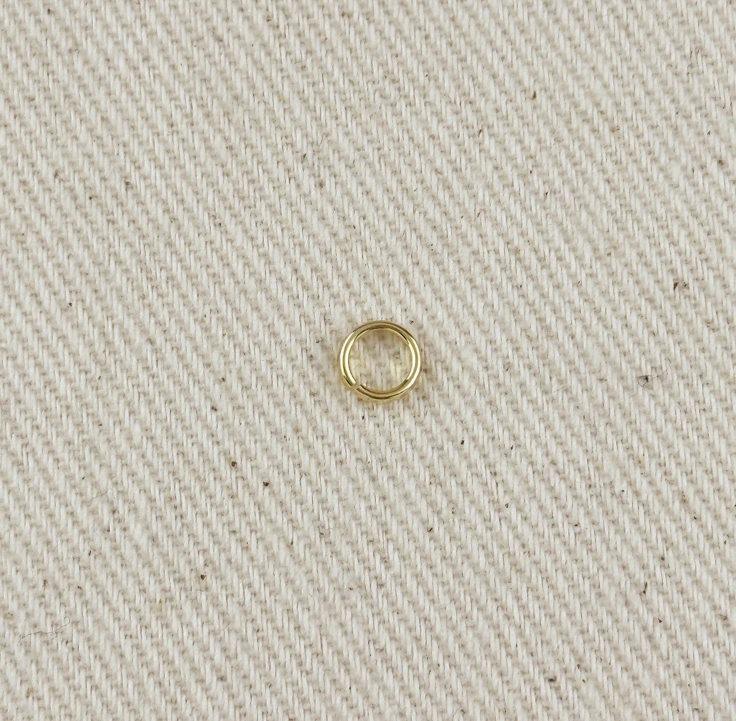 18K Gold Filled Open Round Bail - Click & Lock