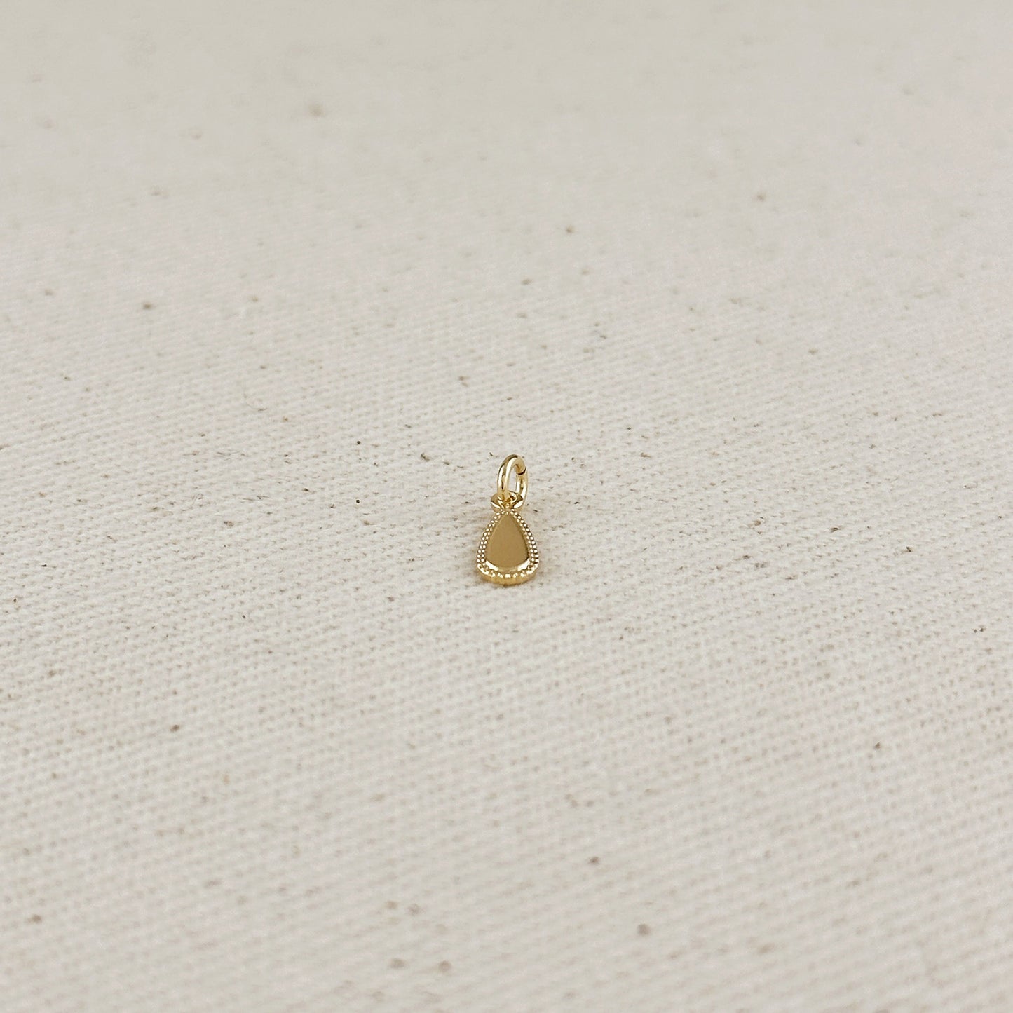 18k Gold Filled Teardrop Tag Findings