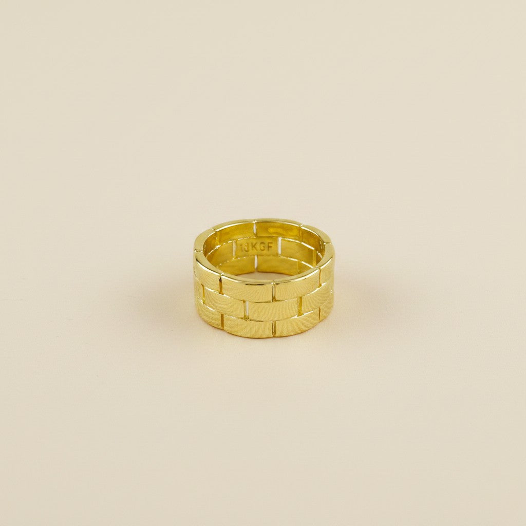 18k Gold Filled Watch Band Ring — Where Fine Watchmaking Meets the Hand That Wears It
