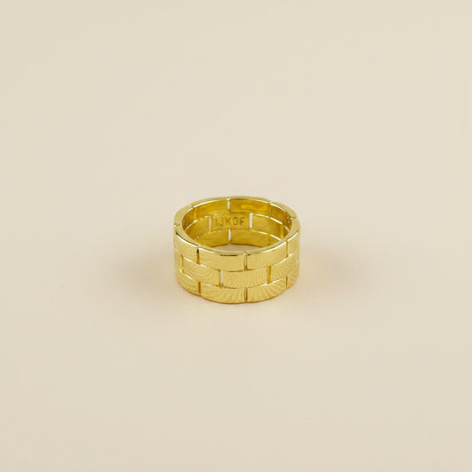 18k Gold Filled Watch Band Ring — Where Fine Watchmaking Meets the Hand That Wears It