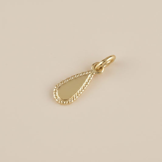 18k Gold Filled Teardrop Tag Findings