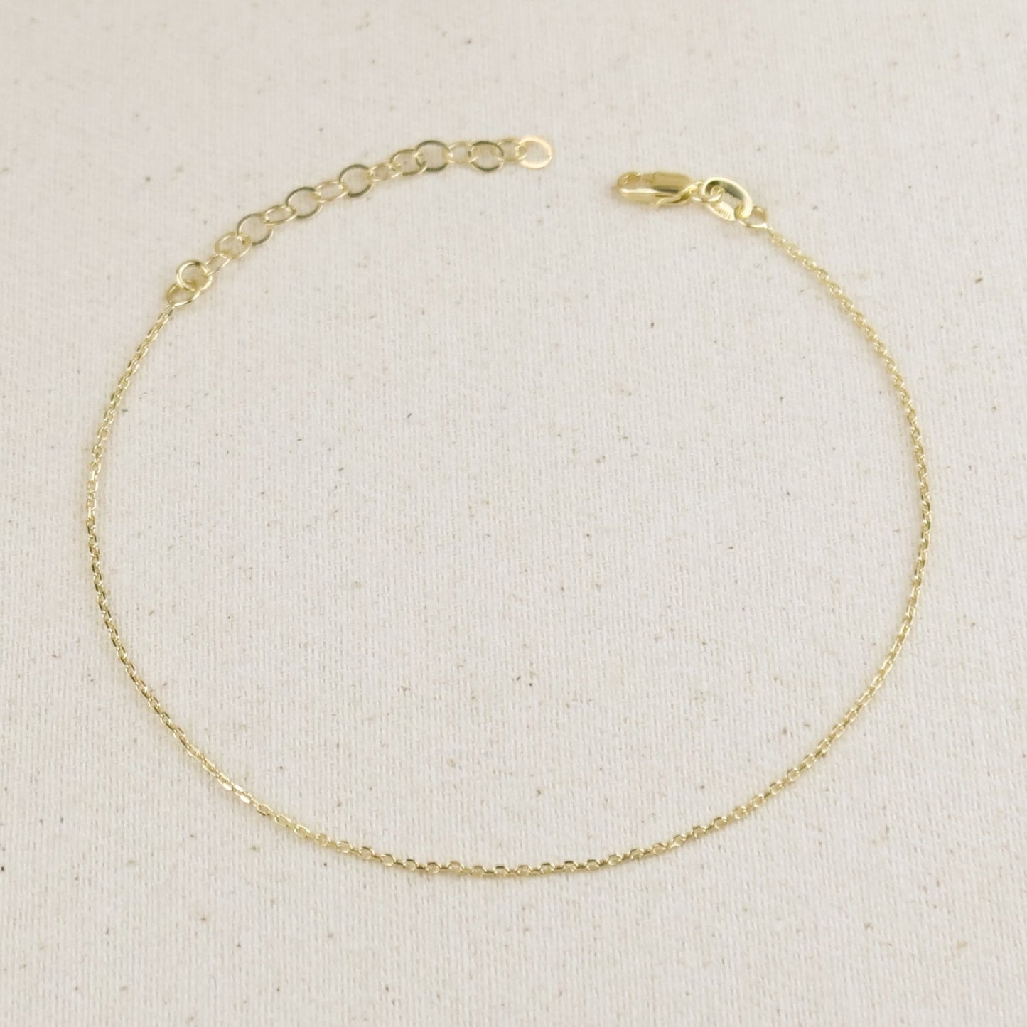 0.9mm Link Chain Anklet