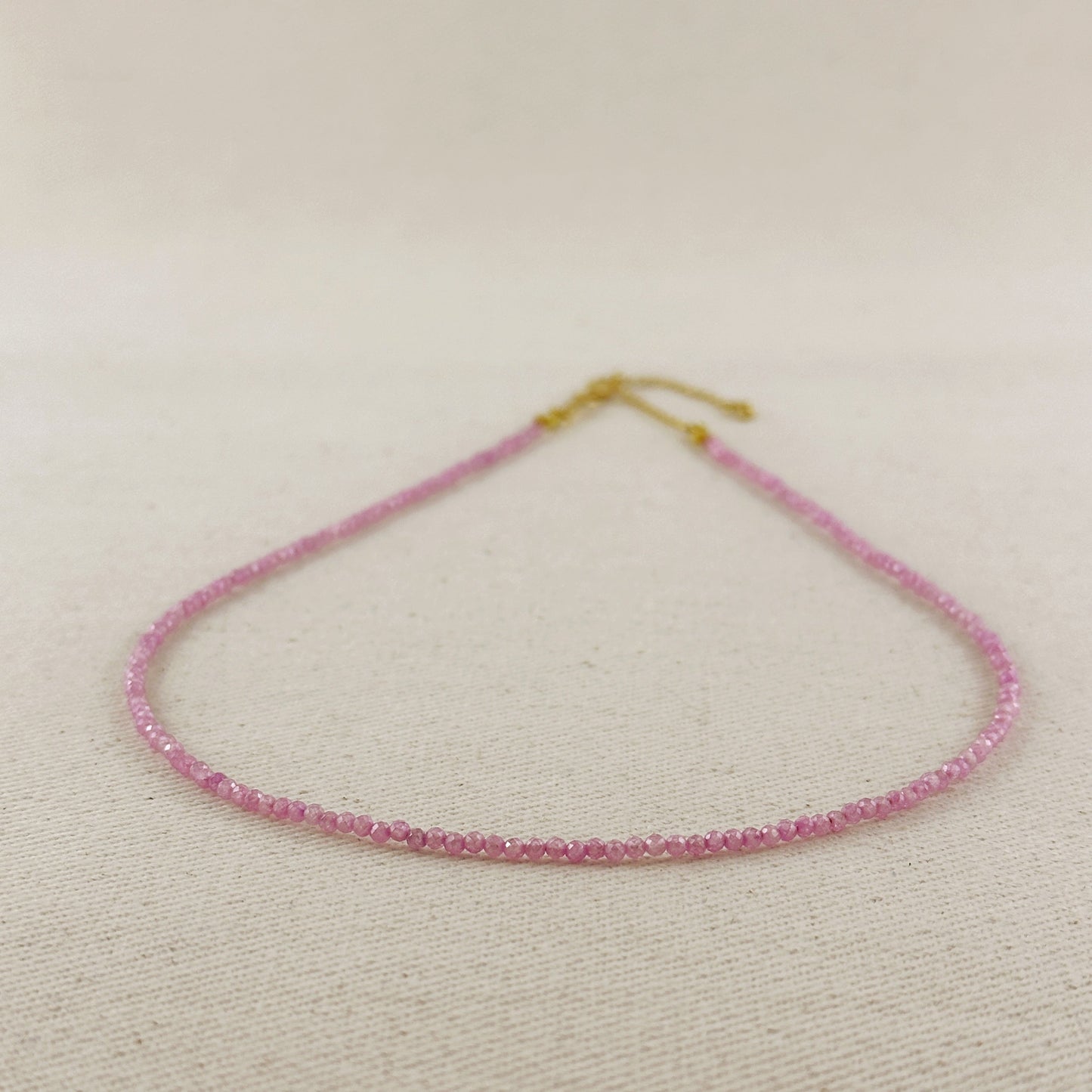 Pink Zircon Necklace