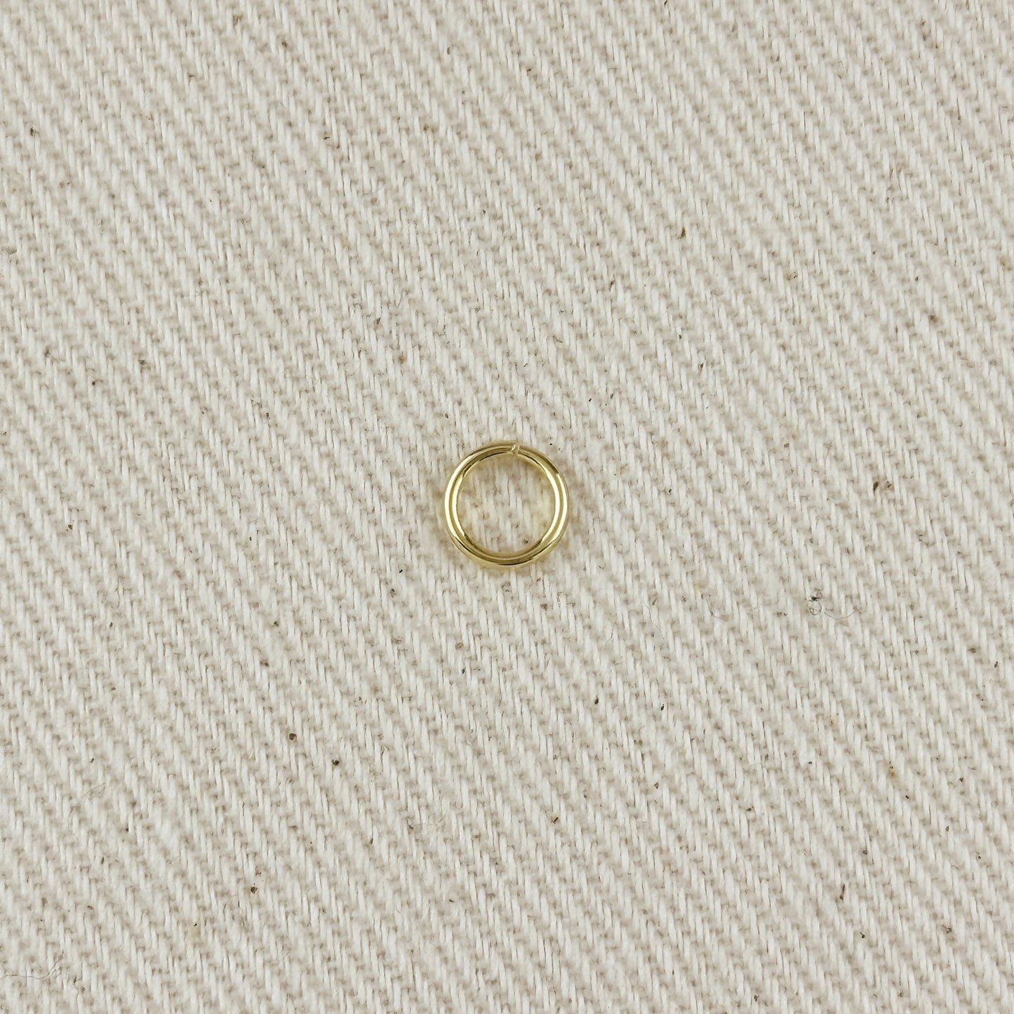 18K Gold Filled Open Round Bail - Click & Lock