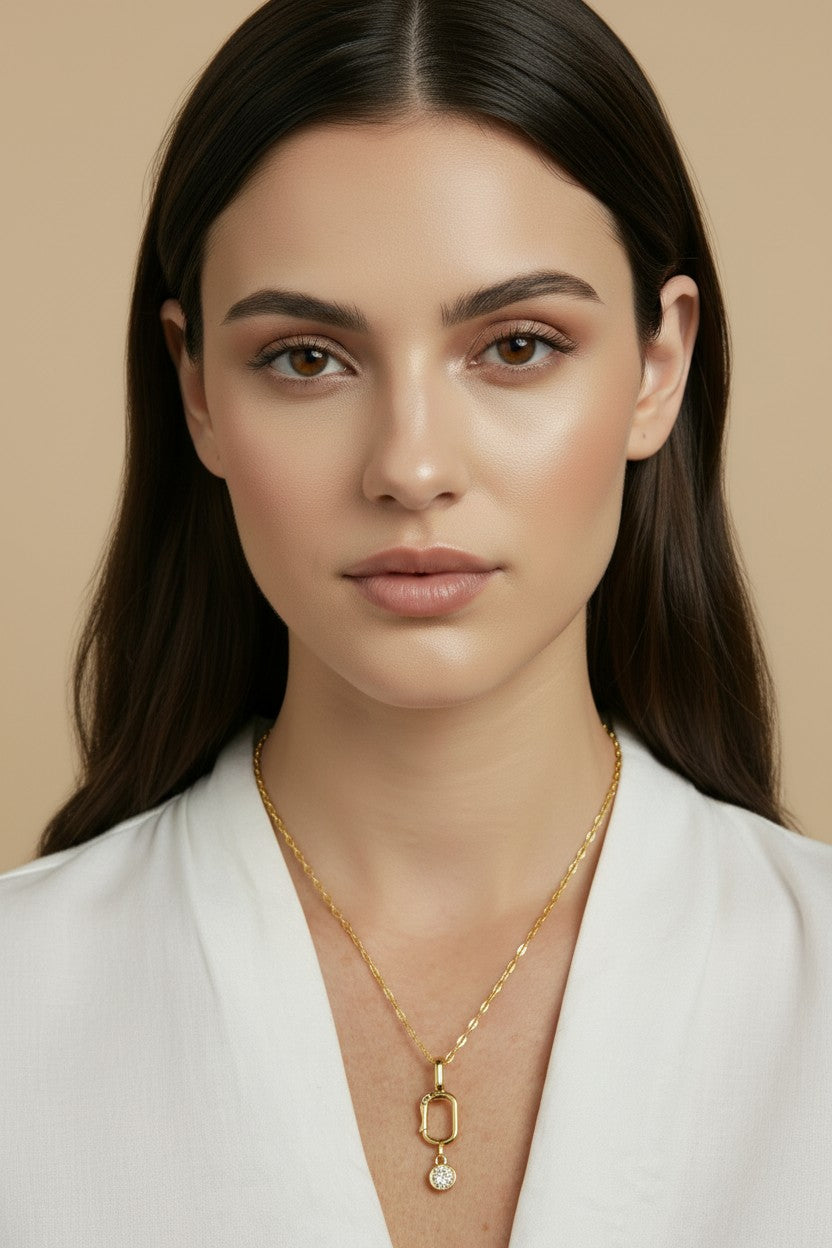 18k Gold Filled Pavé Disc Charm — The Charm That Adds Sparkle to Everything