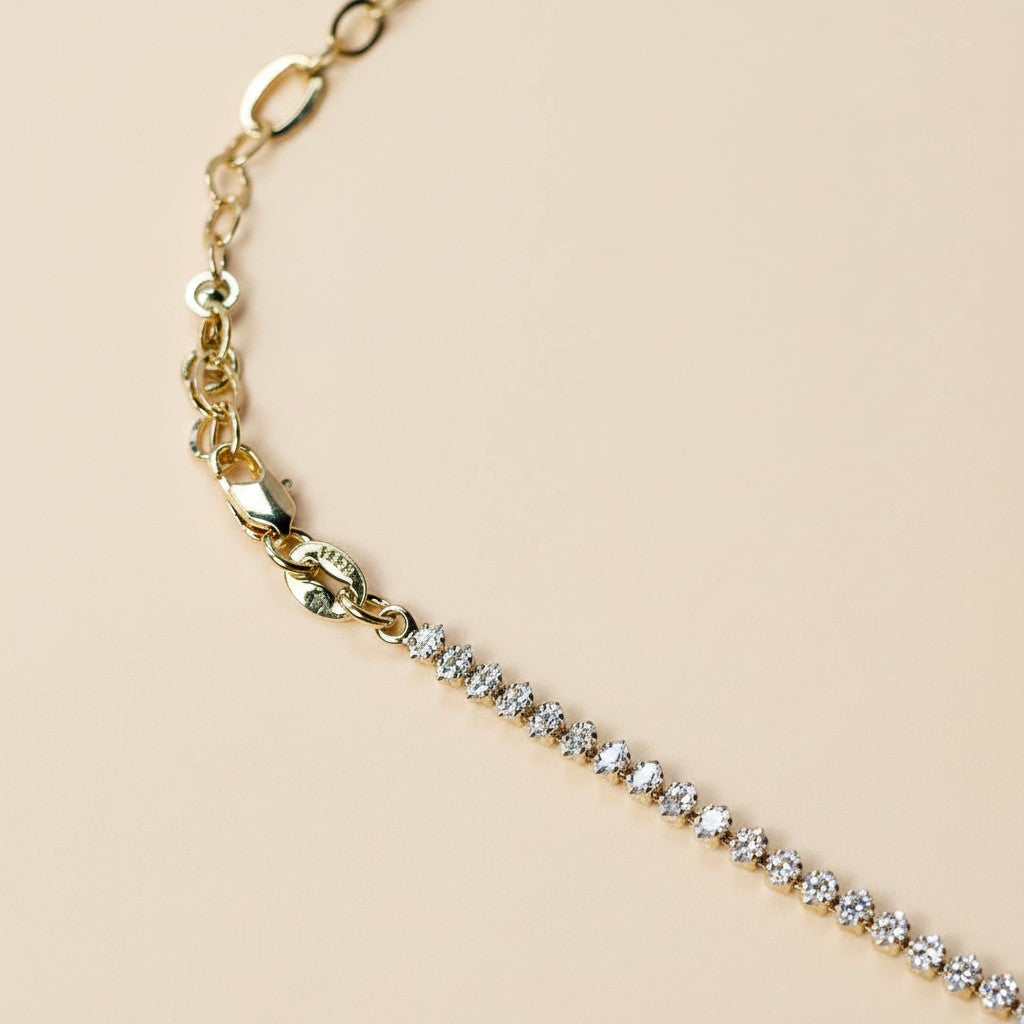 Marquise Tennis Necklace | AAAAA Cubic Zirconia | Luxury Women's Jewelry