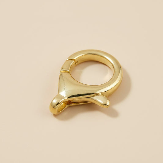 18k Gold Filled  20mm Round Lobster Claw Clasp