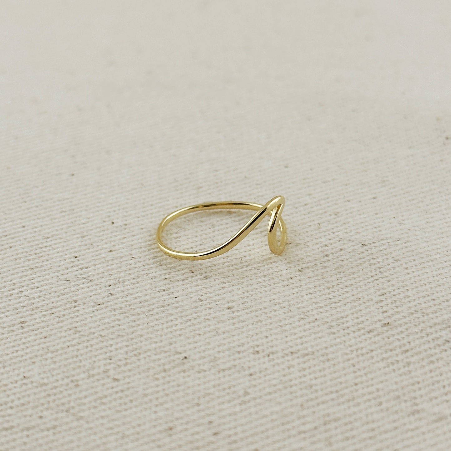 18k Gold Filled Wave Ring