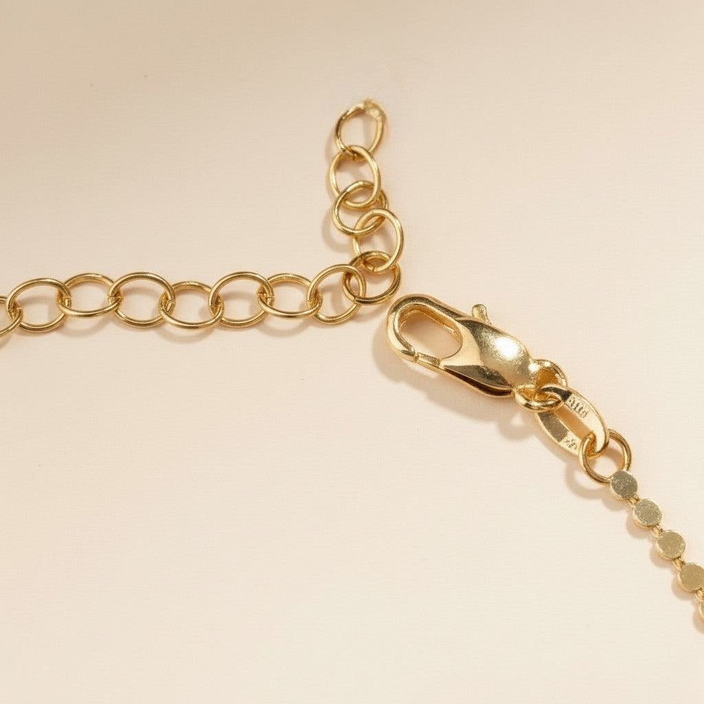 Chain Anklet - Dainty Dot Chain Ankle Bracelet for Women
