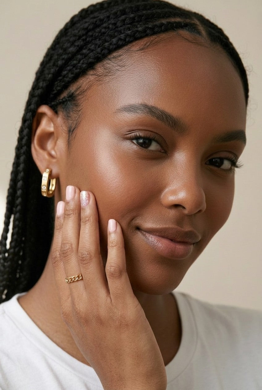 18k Gold Filled Cuban Chain Ring | Sleek & Sophisticated