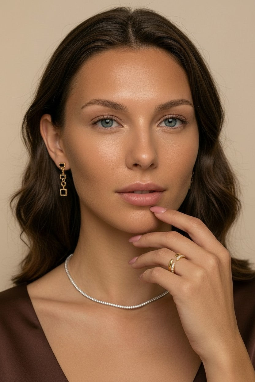 18k Gold Filled Open Top Stackable Ring