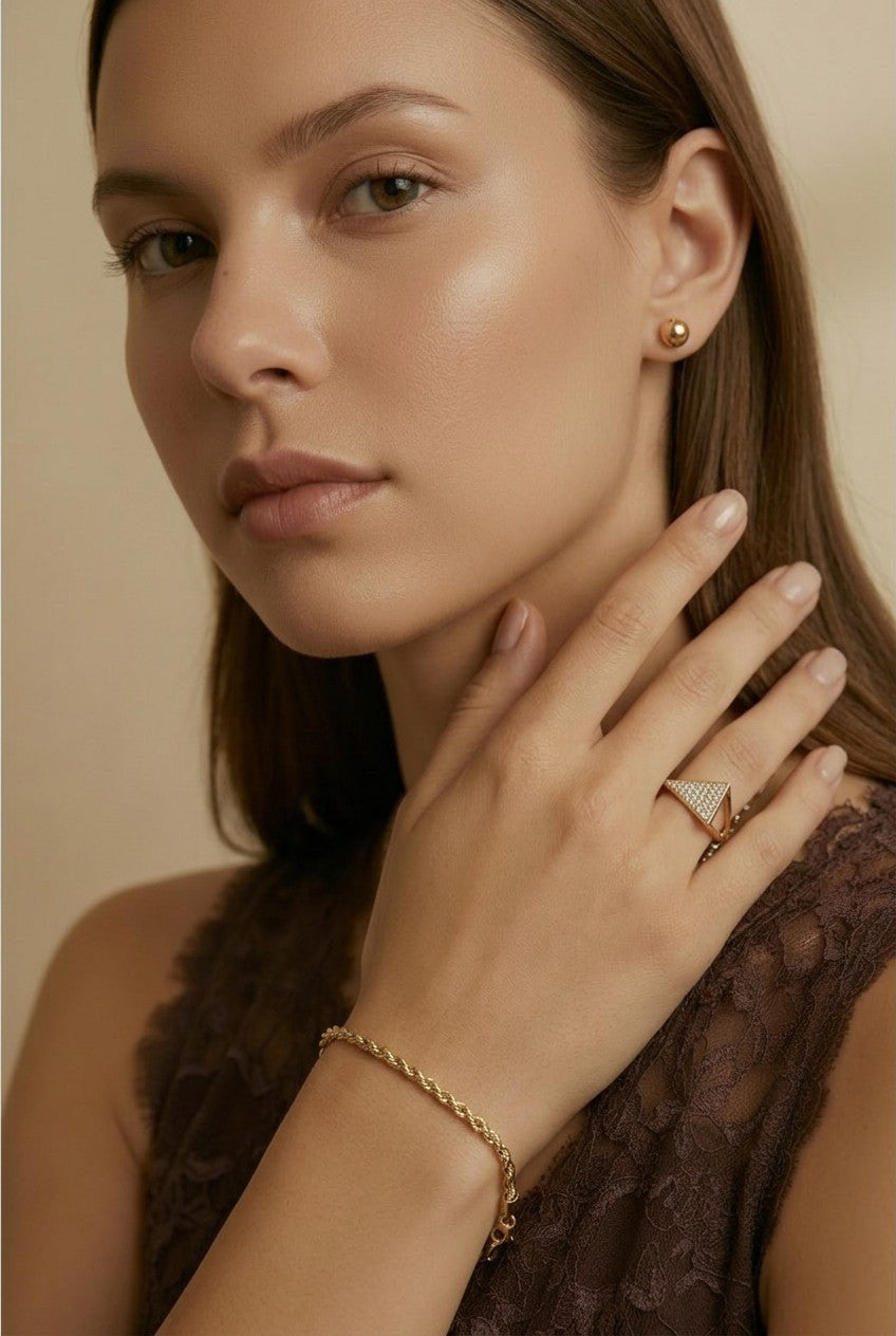 Delicate 18K Gold Filled Rope Bracelet - Your New Everyday Essential