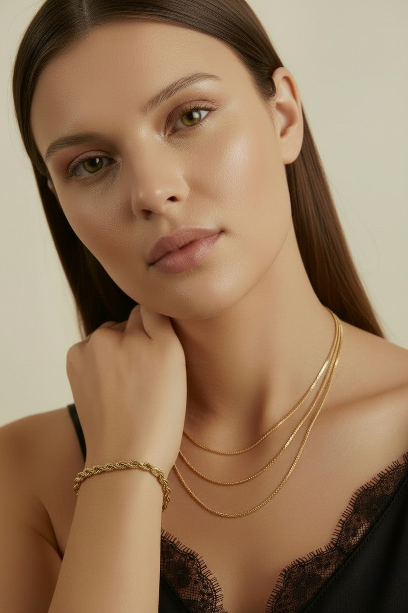 18k Gold Filled Thin Delicate Chain Necklace | Solo or Pendant-Ready