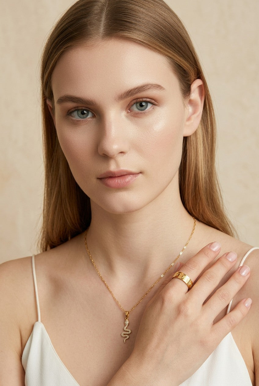 ✨ 18k Gold Filled Roman Numeral Band Ring — Ancient Numbers. Modern Band. Timeless Presence.