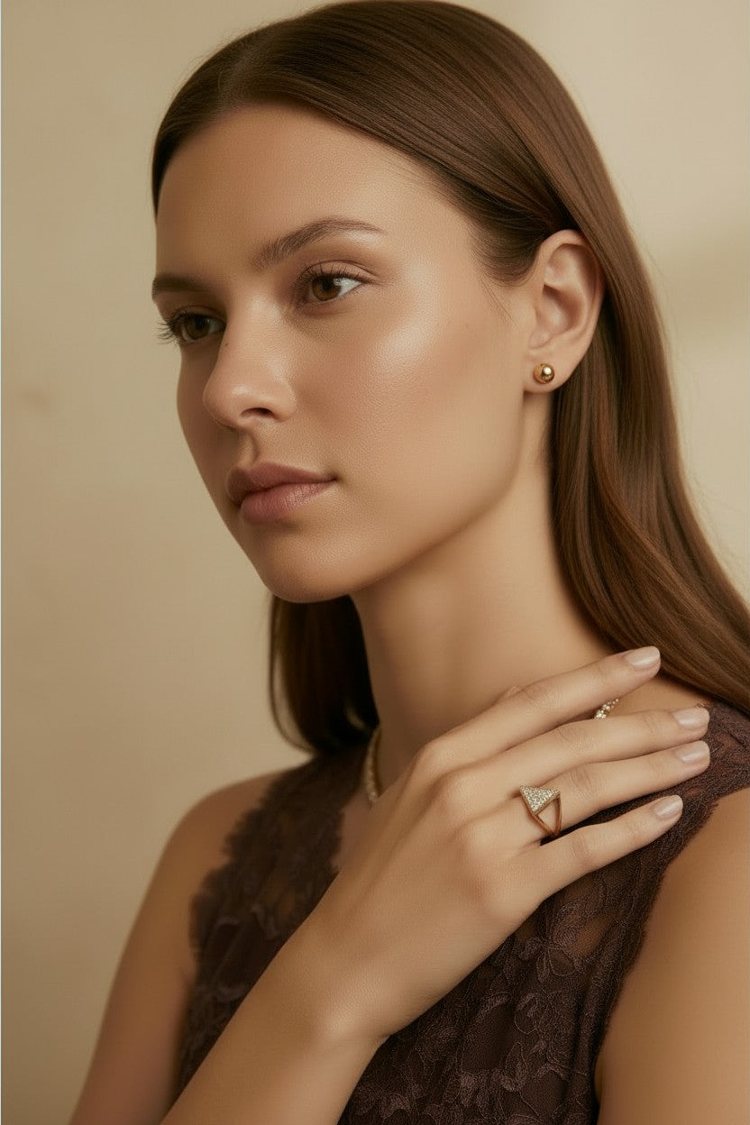 14k Gold Filled 4.0mm Ball Stud Earrings