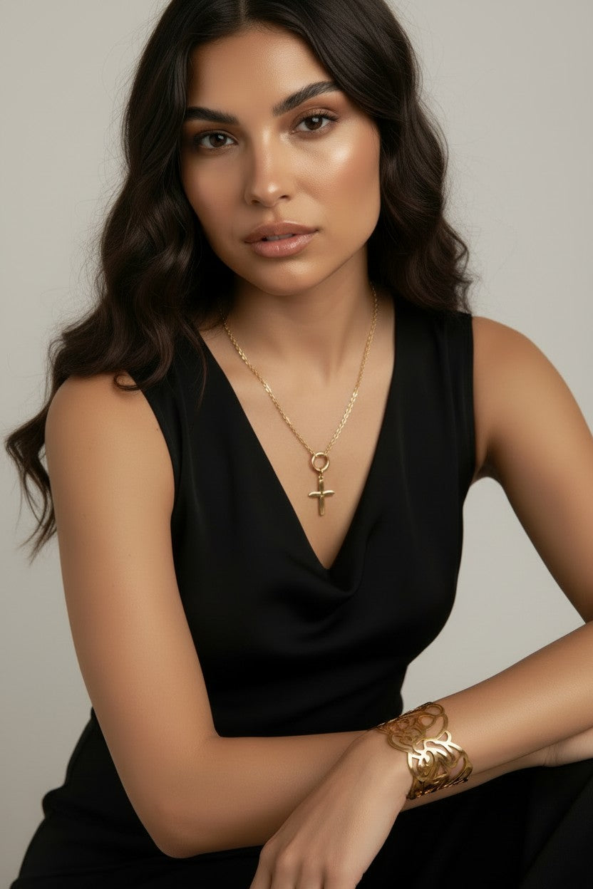 Delicate Rose Cuff