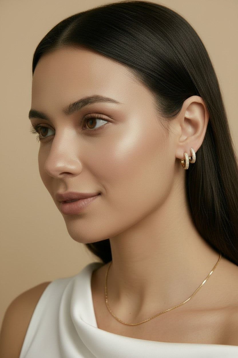18k Gold Filled Interspersed Twisted Box Chain
