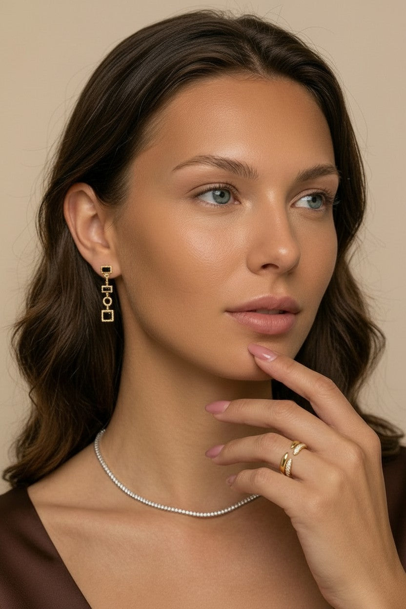 18k Gold Filled Open Top Stackable Ring