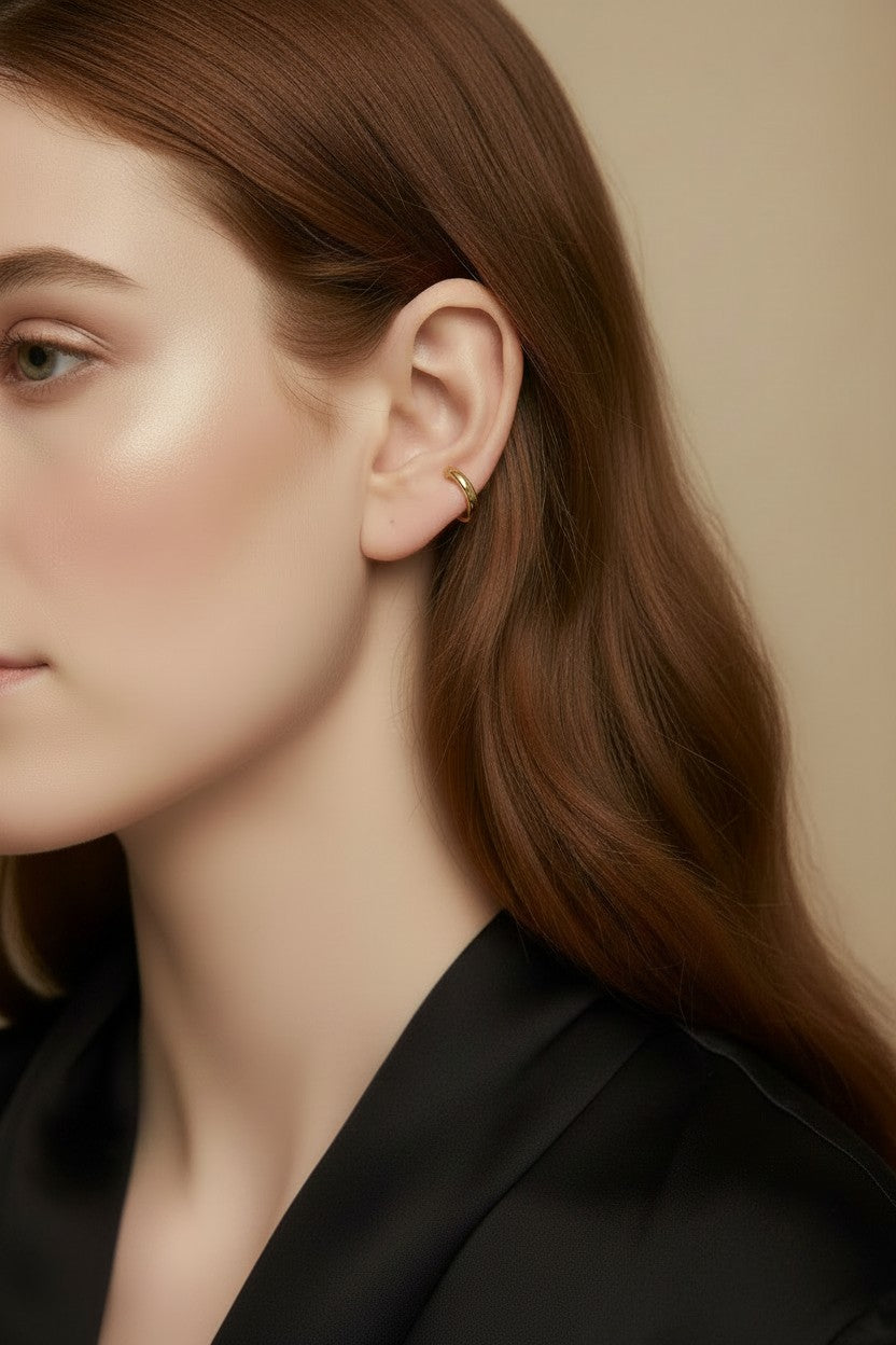Delicate Gold Ear Cuff for Women - No Piercing Earring | Minimalist Jewelry