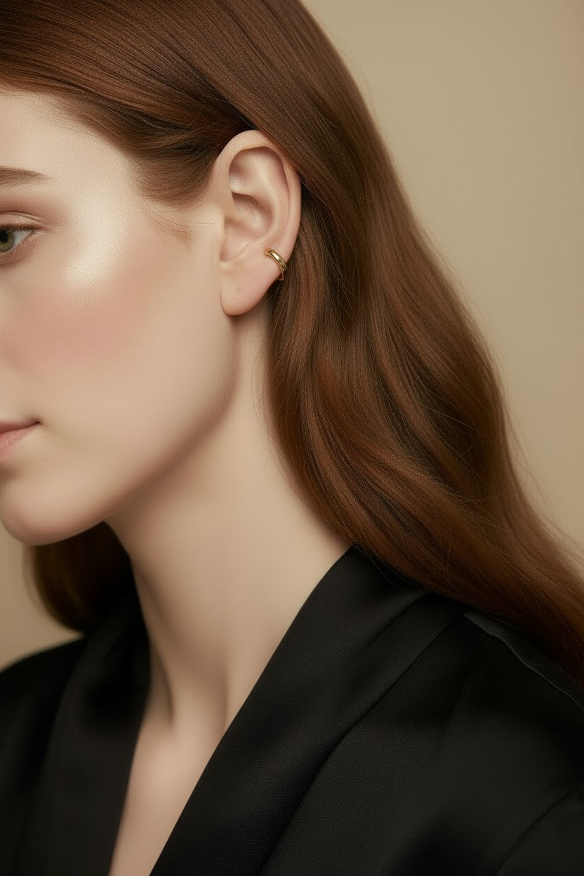 Delicate Gold Ear Cuff for Women - No Piercing Earring | Minimalist Jewelry