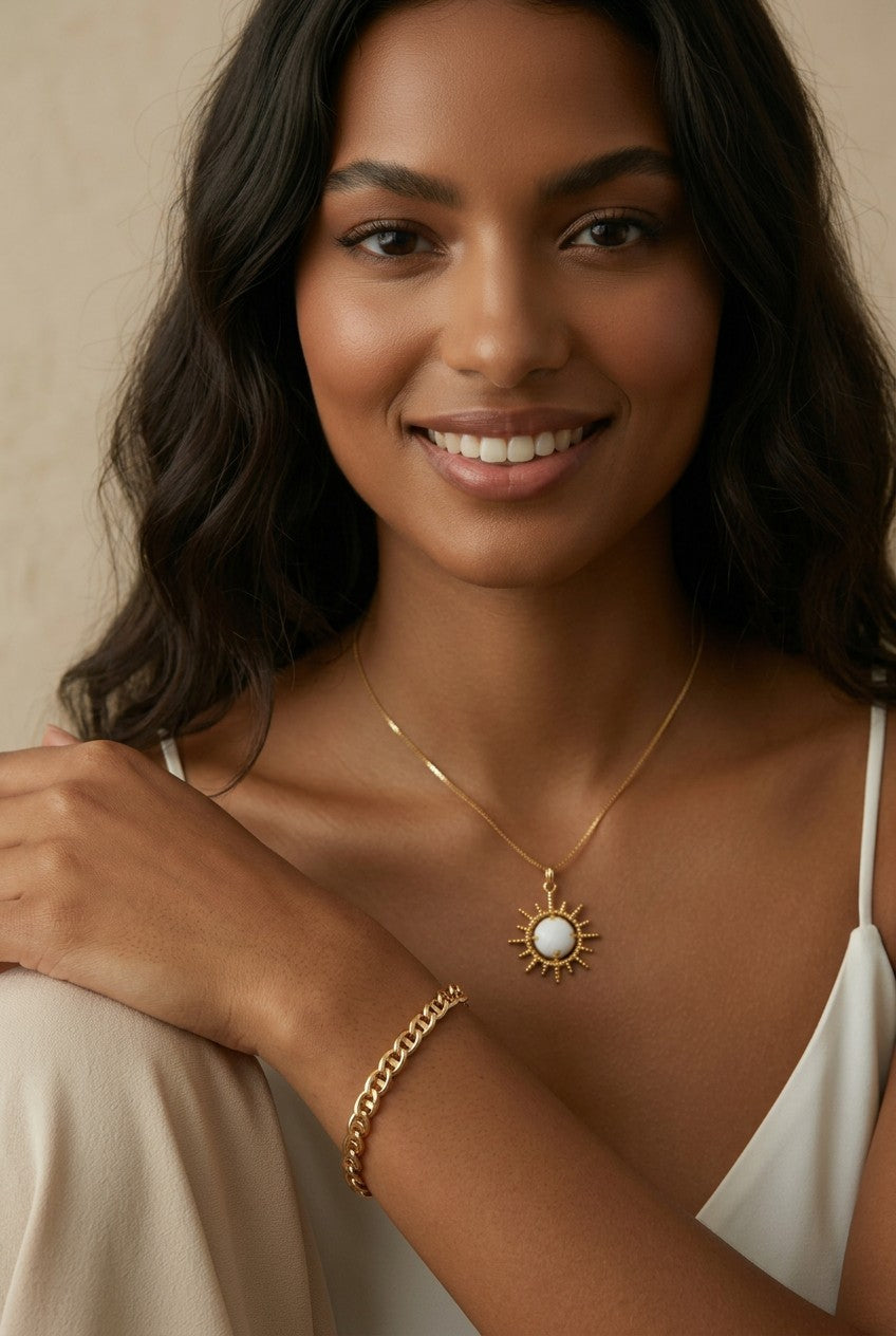 ⚓ 18k Gold Filled Fancy Mariner Link Bracelet — The Anchor Chain, Elevated.