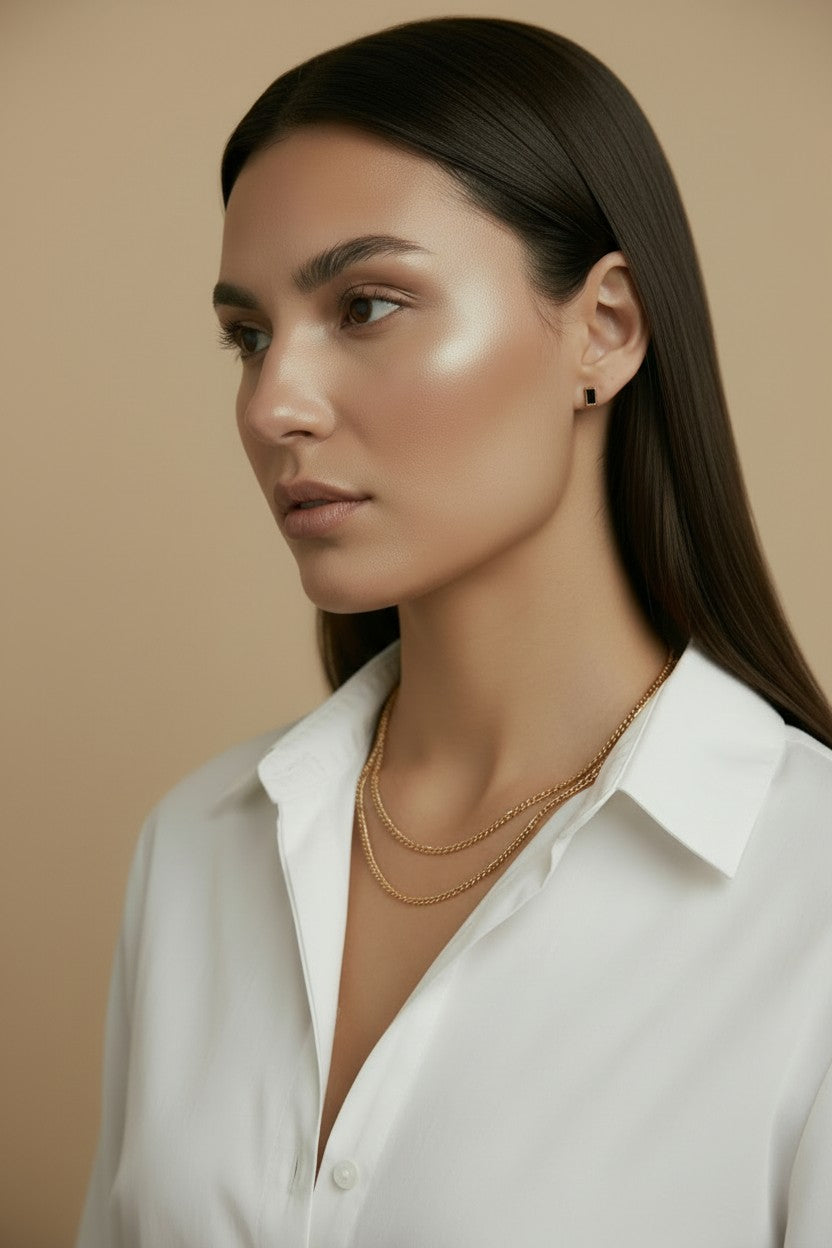 18k Gold Filled 3x1 Rounded Figaro Chain | Wear It or Build With It